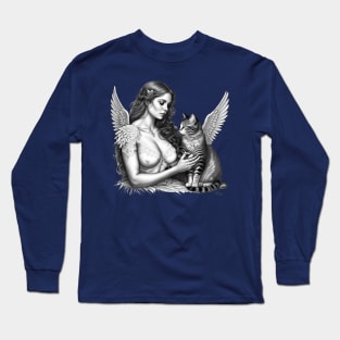 ANGEL WITH WINGS DESIGN Long Sleeve T-Shirt